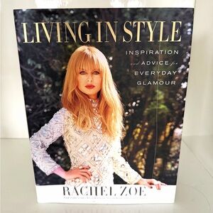 🛍️15 or bundle 3 for $40. Rachel Zoe Living in Style Glamour Book Hardcover